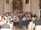 Auftakt zum Festkonzert am 31.05.03 in der voll besetzten<br>Martin-Luther-Kirche in Oberwiesenthal