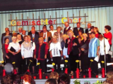 Die Vorsitzende der "Liederkranz" - Chöre, Gretl Stange dankte zum Schluss<br>allen Mitwirkenden für diesen wunderschönen "Bunten Reigen der Chormusik"