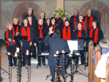 Den zweiten Teil des Gospelkonzerts eröffnete die Gruppe "Ohrwurm" aus Wiernsheim unter der Leitung von Thomas Ungerer