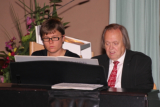 Daniela Wolff und Rainer Koppenhöfer am Klavier zu vier Händen